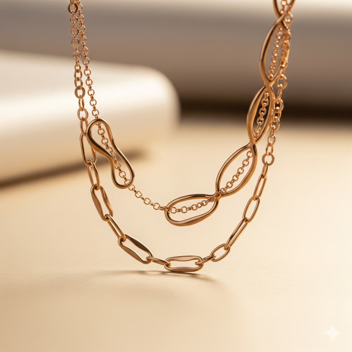 Layered Golden Necklace